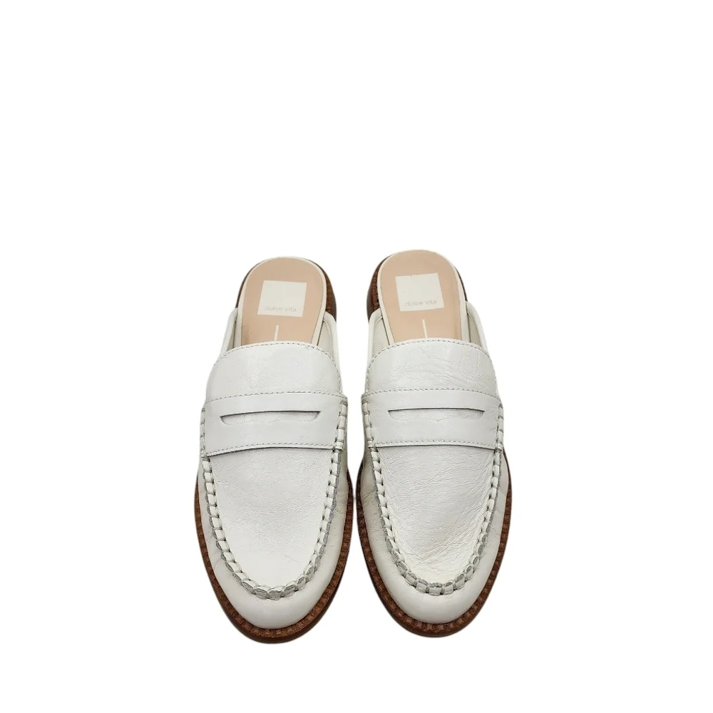 Dolce Vita Women's Havan Leather Slip On Loafer - 7 - Picture 3 of 9